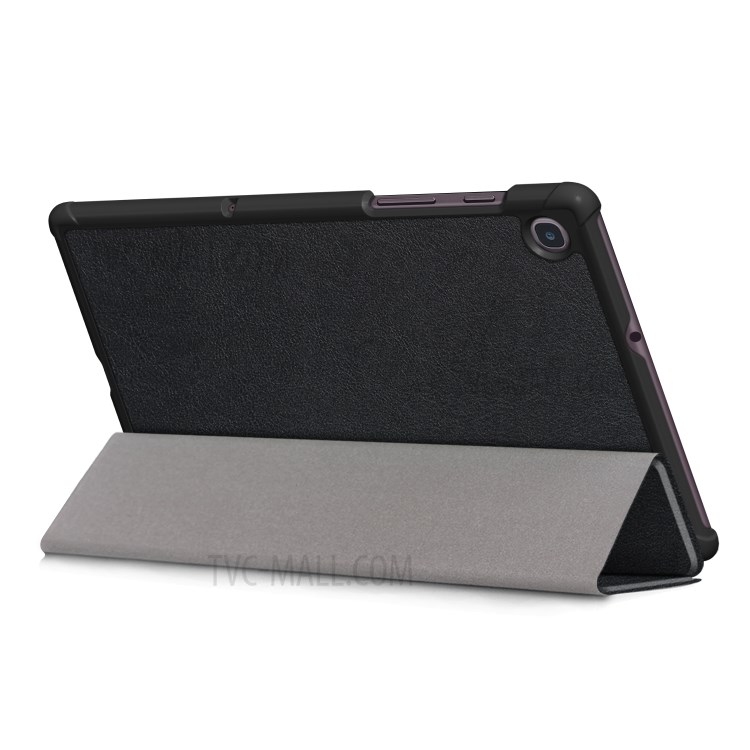 Tri-fold Stand Leather Smart Tablet Case for Samsung Galaxy Tab A 8.4 (2020) t307 - Black-3