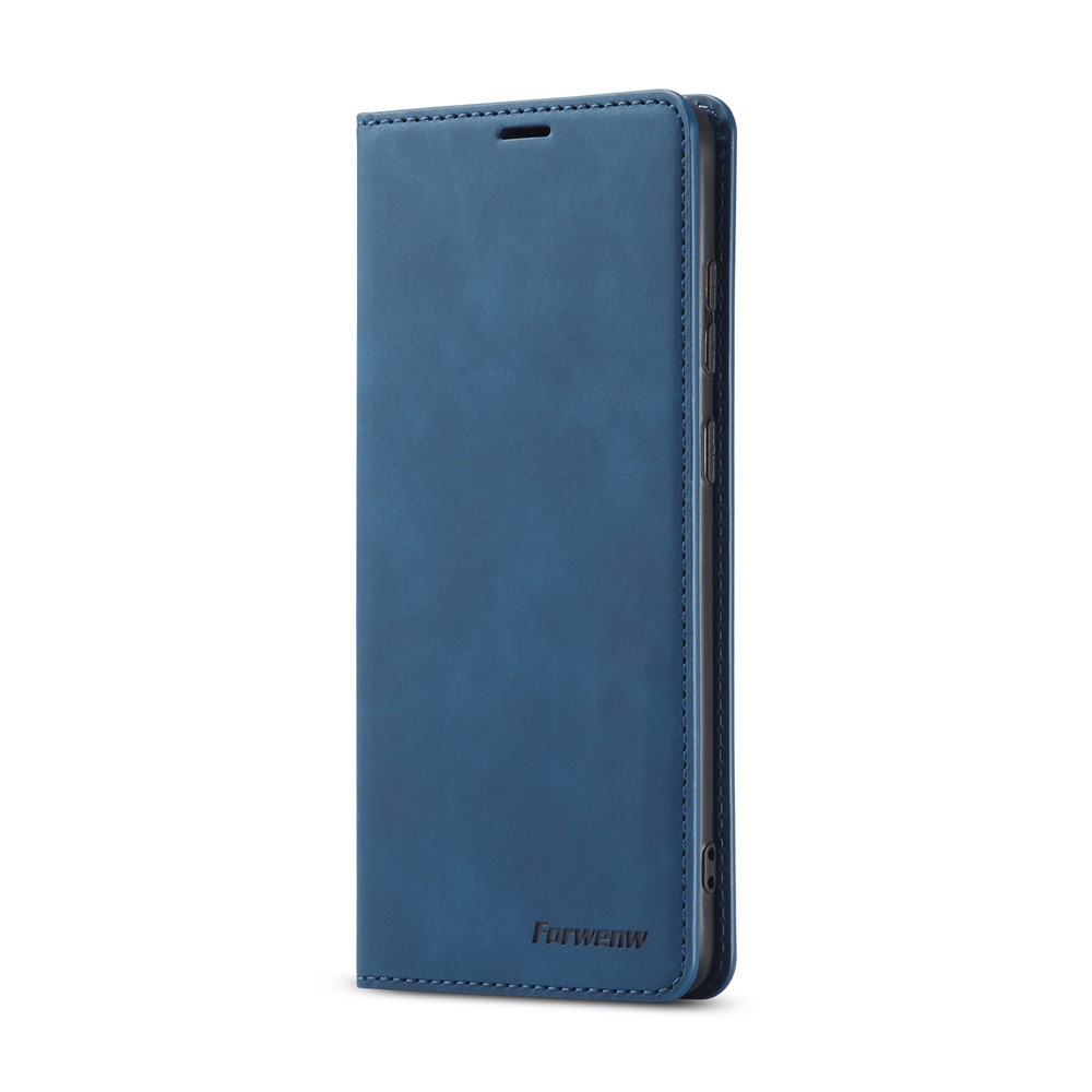 FORWENW Fantasy Series Silky Touch Wallet Leather Shell for Samsung Galaxy S10 5G - Blue