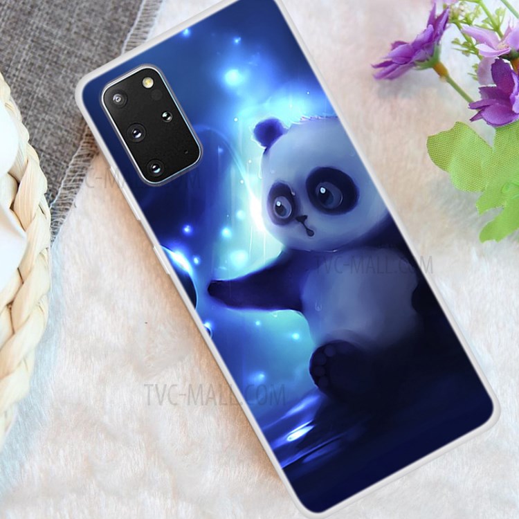 Pattern Printing TPU Case for Samsung Galaxy S20 Plus - Panda-2