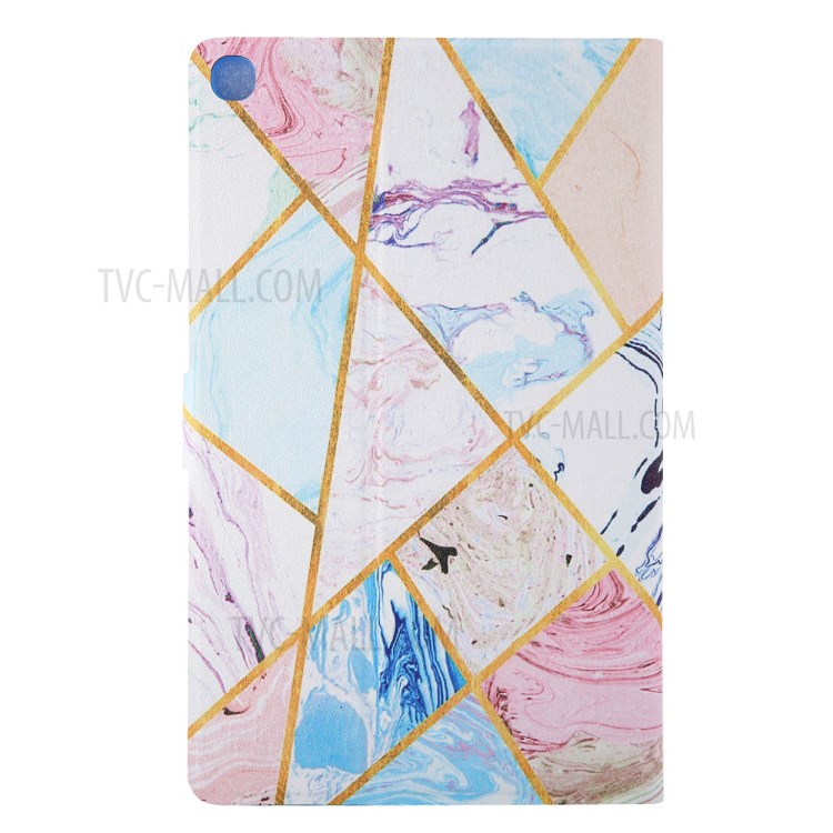 Pattern Printing Card Slots Flip Leather Tablet Case for Samsung Galaxy Tab A 10.1 (2019) SM-T510/T515 - Marble Pattern-3