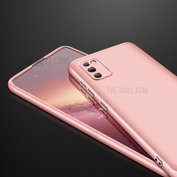 GKK Detachable 3-Piece Matte Hard PC Phone Case for Samsung Galaxy A41 (Global Version) - Rose Gold-4