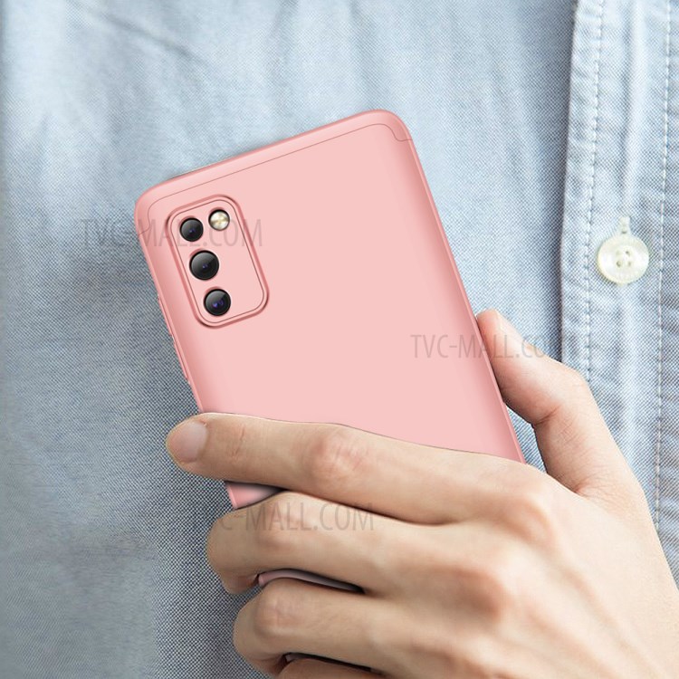 GKK Detachable 3-Piece Matte Hard PC Phone Case for Samsung Galaxy A41 (Global Version) - Rose Gold-7