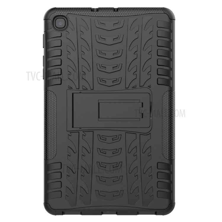 2-in-1 Tyre Style PC + TPU Combo Phone Cover for Samsung Galaxy Tab A 8.4 (2020) - Black-3