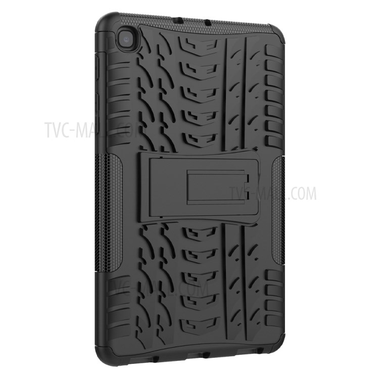 2-in-1 Tyre Style PC + TPU Combo Phone Cover for Samsung Galaxy Tab A 8.4 (2020) - Black-8