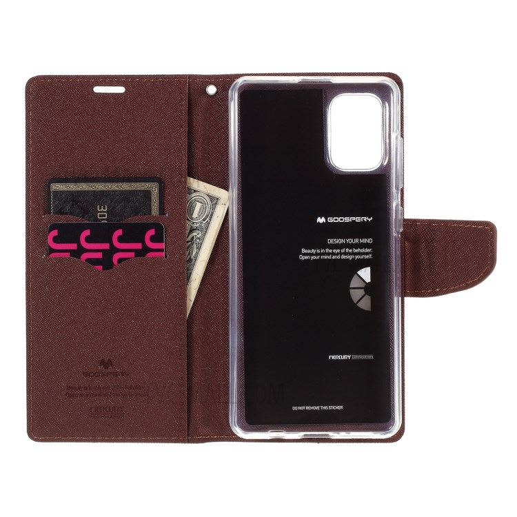 MERCURY GOOSPERY Leather Wallet Stand Case for Samsung Galaxy A71 SM-A715 - Black-10