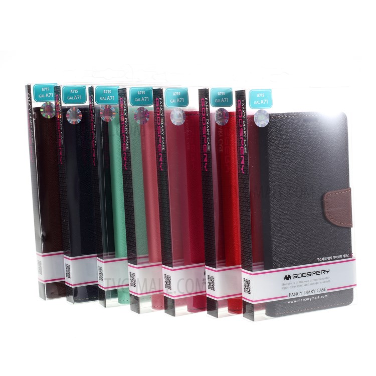 MERCURY GOOSPERY Leather Wallet Stand Case for Samsung Galaxy A71 SM-A715 - Black-11