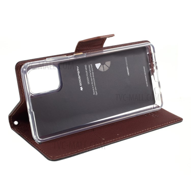 MERCURY GOOSPERY Leather Wallet Stand Case for Samsung Galaxy A71 SM-A715 - Black-8