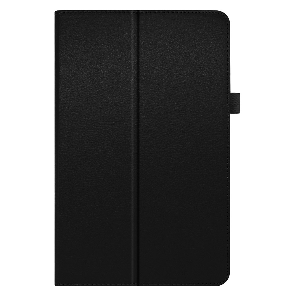 Litchi Texture Leather Stand Tablet Case for Samsung Galaxy Tab S6 Lite - Black-7