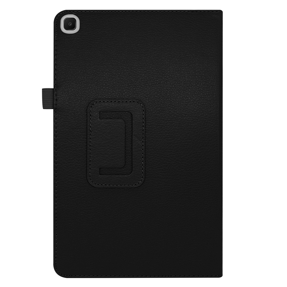 Litchi Texture Leather Stand Tablet Case for Samsung Galaxy Tab S6 Lite - Black-8