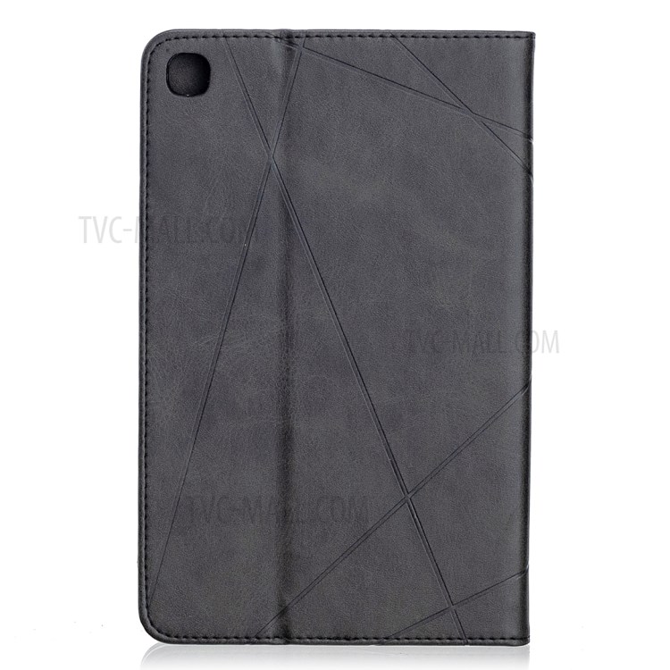 Geometric Pattern Stand Leather Smart Case for Samsung Galaxy Tab A 8.4 (2020) T307 - Black-3