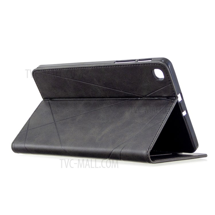 Geometric Pattern Stand Leather Smart Case for Samsung Galaxy Tab A 8.4 (2020) T307 - Black-5