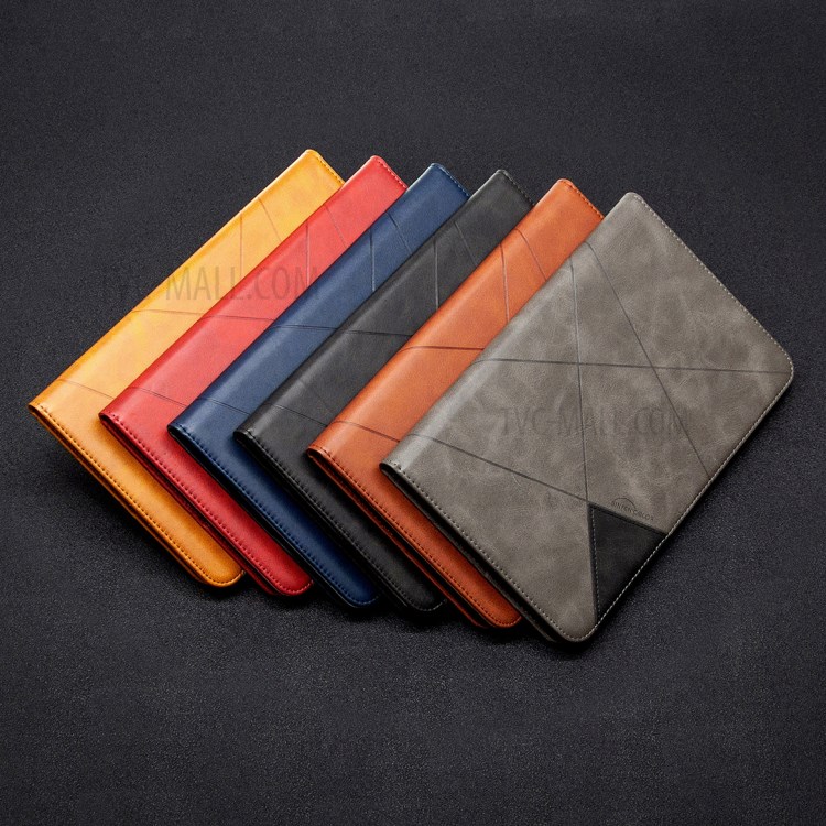 Geometric Pattern Stand Leather Smart Case for Samsung Galaxy Tab A 8.4 (2020) T307 - Black-9
