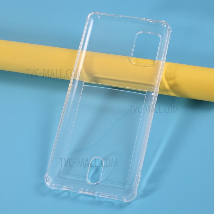 Drop-resistant Card Slot TPU Phone Case Cover for Samsung Galaxy A51 5G SM-A516-1