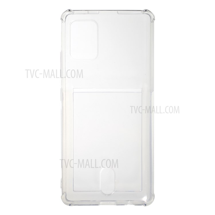 Drop-resistant Card Slot TPU Phone Case Cover for Samsung Galaxy A51 5G SM-A516-2