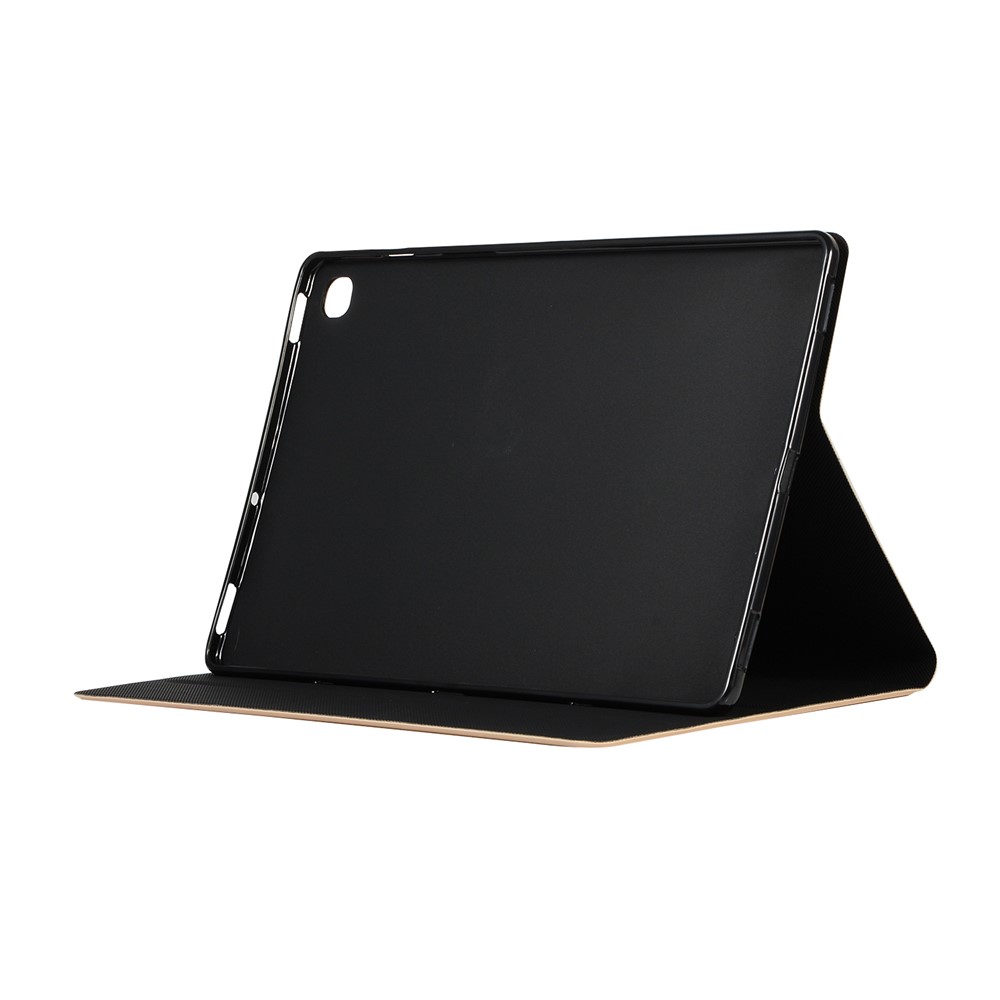 Case de Protección de Tableta de Soporte de Cuero PU Para Samsung Galaxy Tab S6 Lite P610/P615/S6 Lite (2022) - Oro