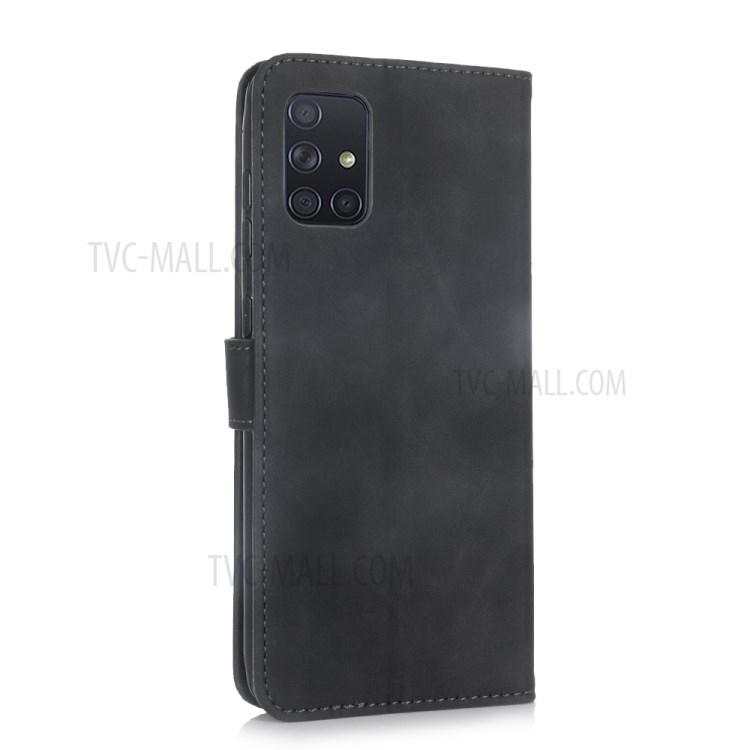 DIAOBAOLEE Leather Wallet Case for Samsung Galaxy A51 SM-A515 - Black-2