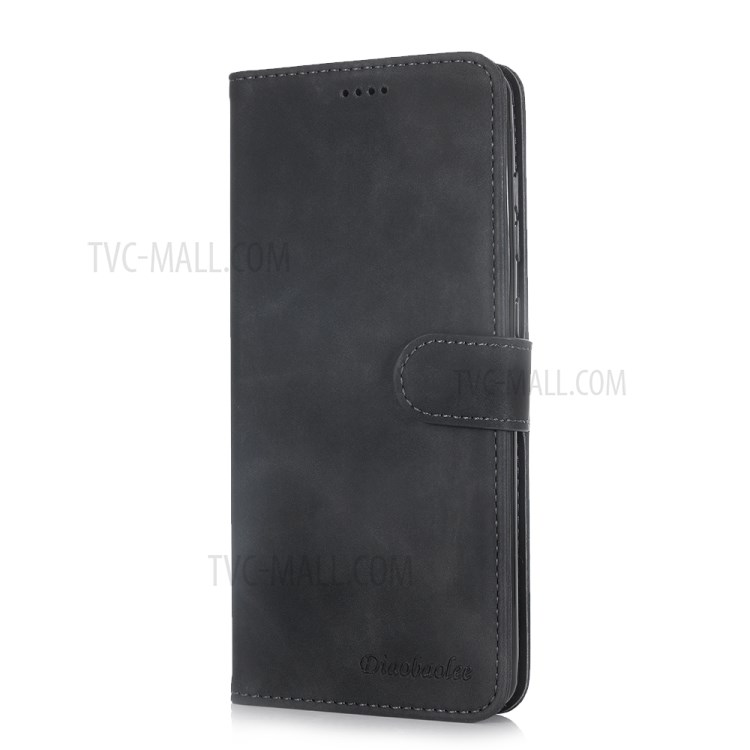 DIAOBAOLEE Leather Wallet Case for Samsung Galaxy A51 SM-A515 - Black-3