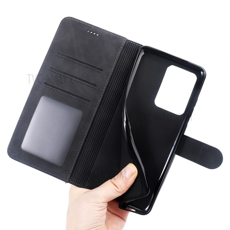 DIAOBAOLEE Wallet Leather Stylish Case for Samsung Galaxy S20 - Black-5