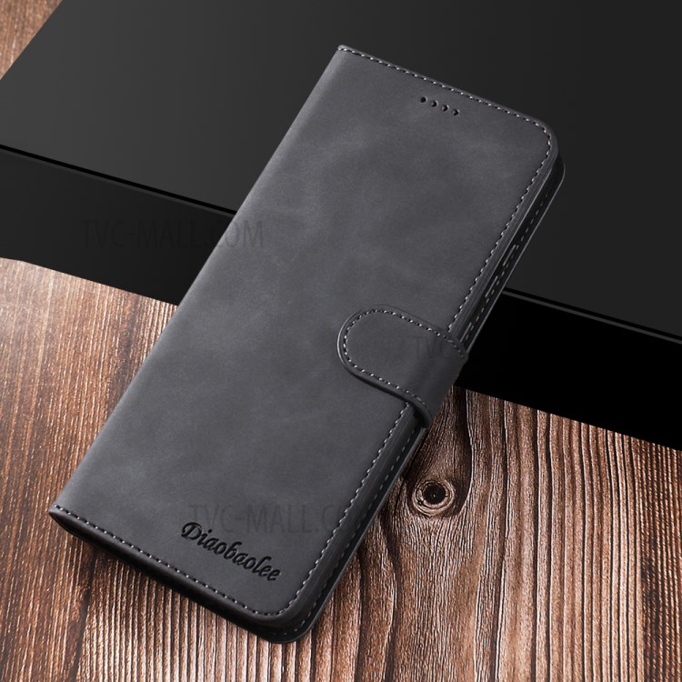 DIAOBAOLEE Wallet Leather Stylish Case for Samsung Galaxy S20 - Black-7