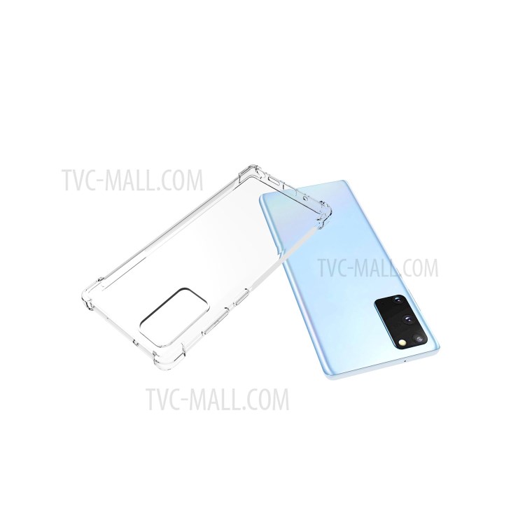 Clear Shockproof Anti-slip TPU Phone Case for Samsung Galaxy Note20+ 5G-4