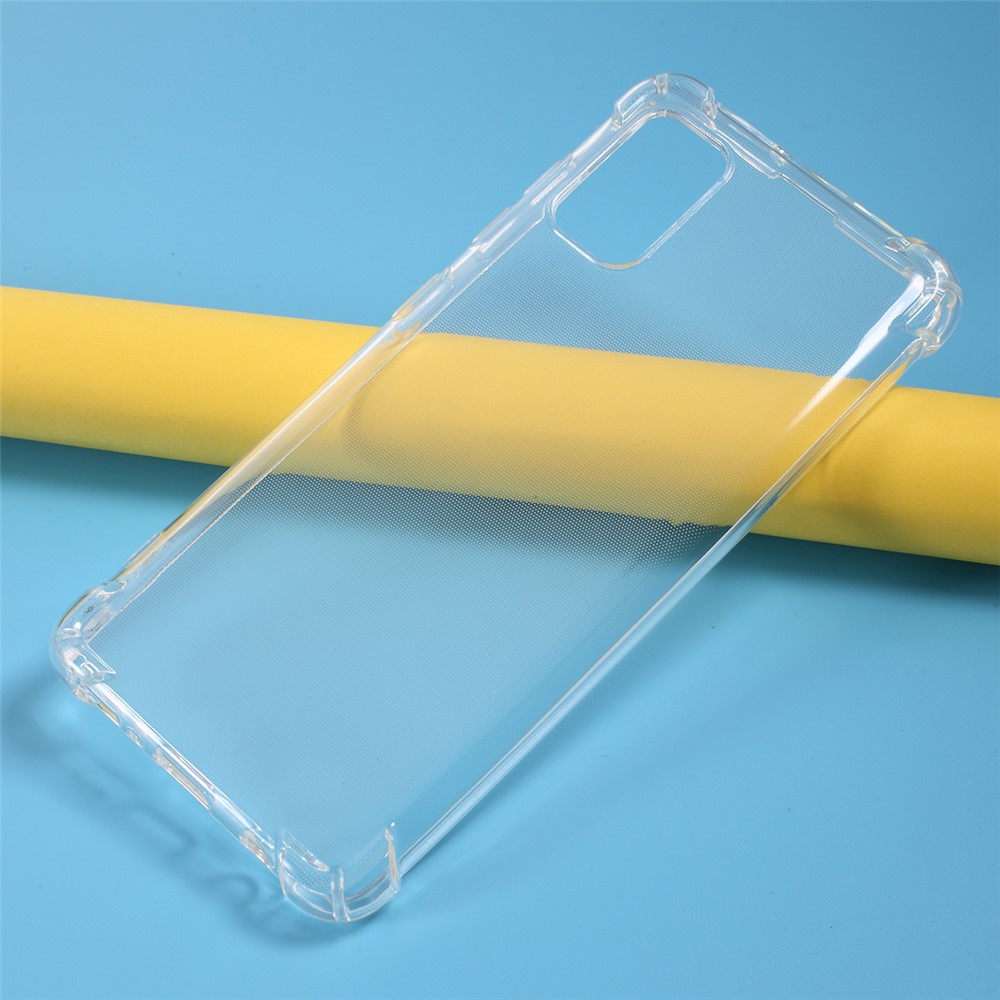 For Samsung Galaxy A41 (Global Version) Transparent Shockproof TPU Phone Case-4