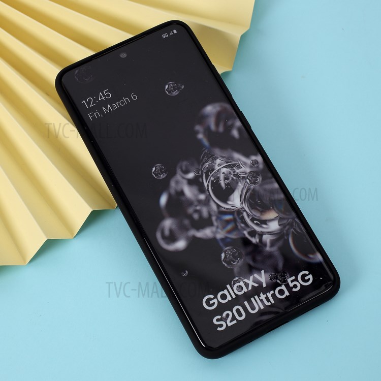 PC + TPU Матовый Корпус С Оболочкой Слайд-камеры Для Samsung Galaxy S20 Ультра - Черный-8