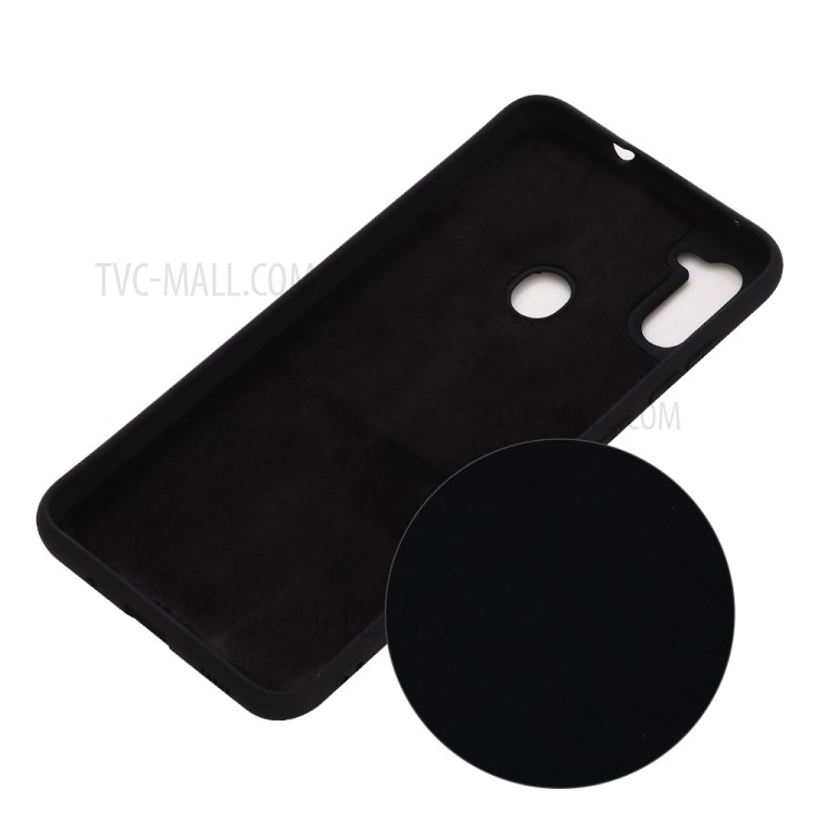 Shockproof Liquid Silicone Cover for Samsung Galaxy M11/A11 - Black-3