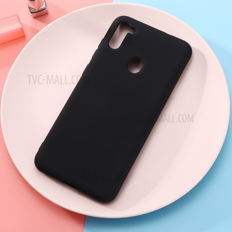 Shockproof Liquid Silicone Cover for Samsung Galaxy M11/A11 - Black-5
