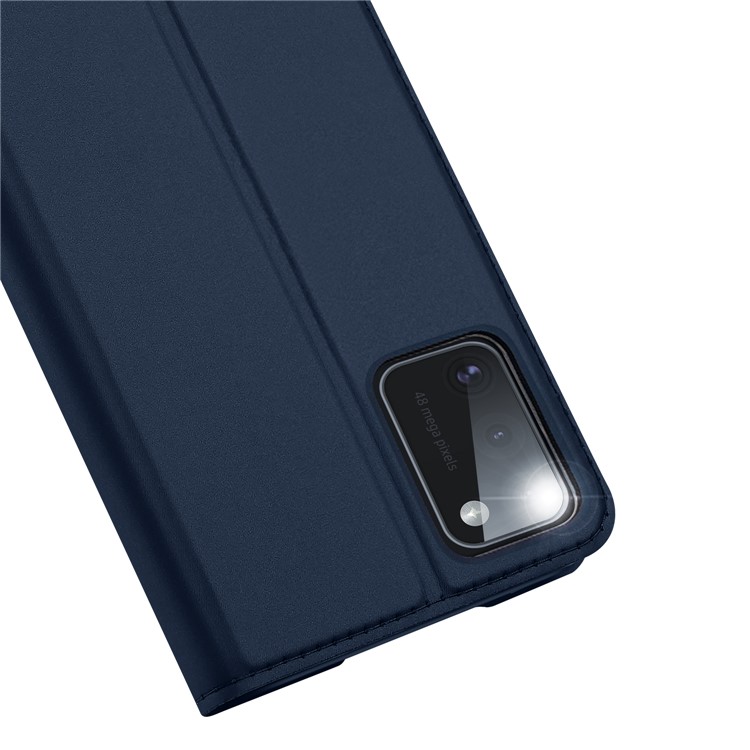 DUX DUCIS Skin Pro Series Card Slot PU Leather Phone Cover for Samsung Galaxy A41 (Global Version) - Blue-3