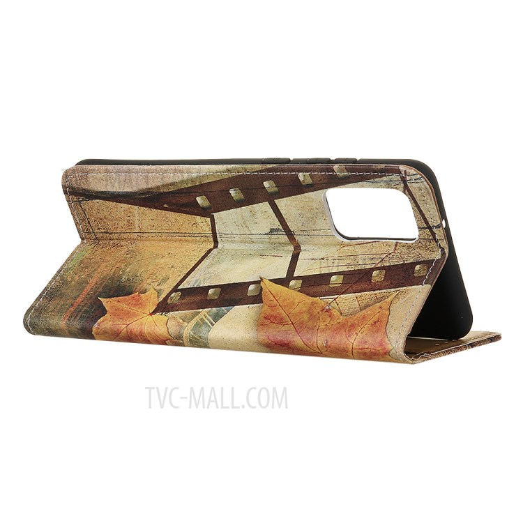 Pattern Printing PU Leather Wallet Stand Phone Case for Samsung Galaxy Note 20 - Eiffel Tower-4