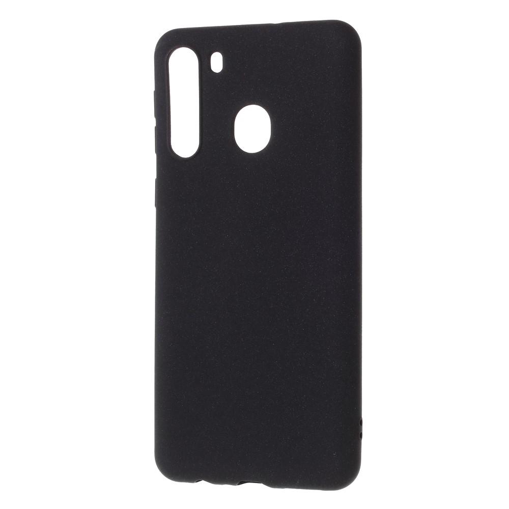 Case TPU de Superfície Fosca de Dupla Face Para Samsung Galaxy A21 (edição Européia) - Preto