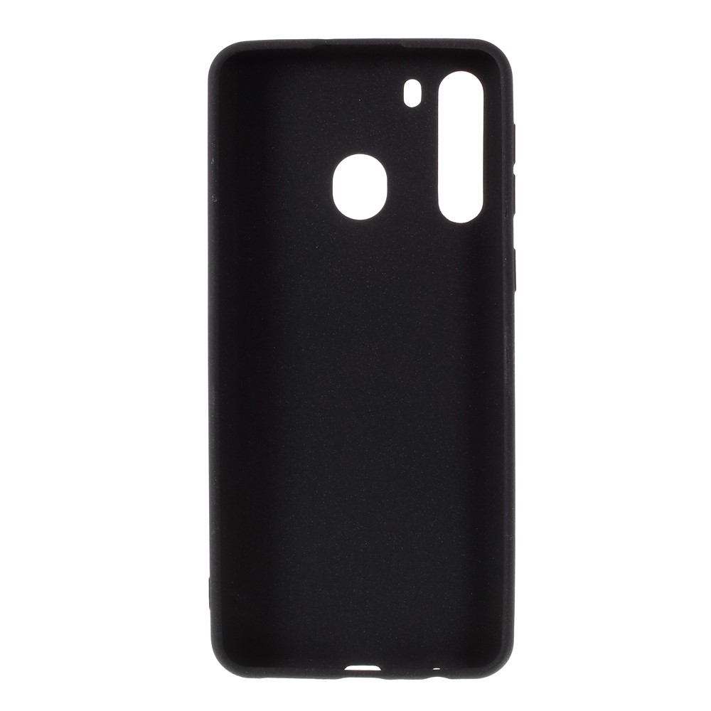Double-sided Matte Surface TPU Case for Samsung Galaxy A21 (European Edition) - Black-3