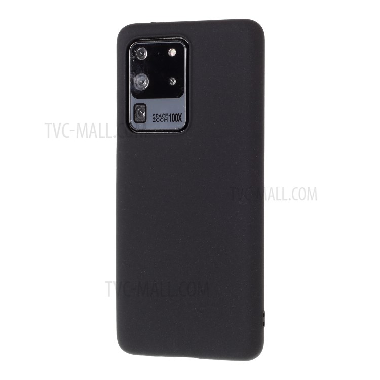 Double-sided Matte TPU Cell Phone Cover for Samsung Galaxy S20 Ultra - Black-2