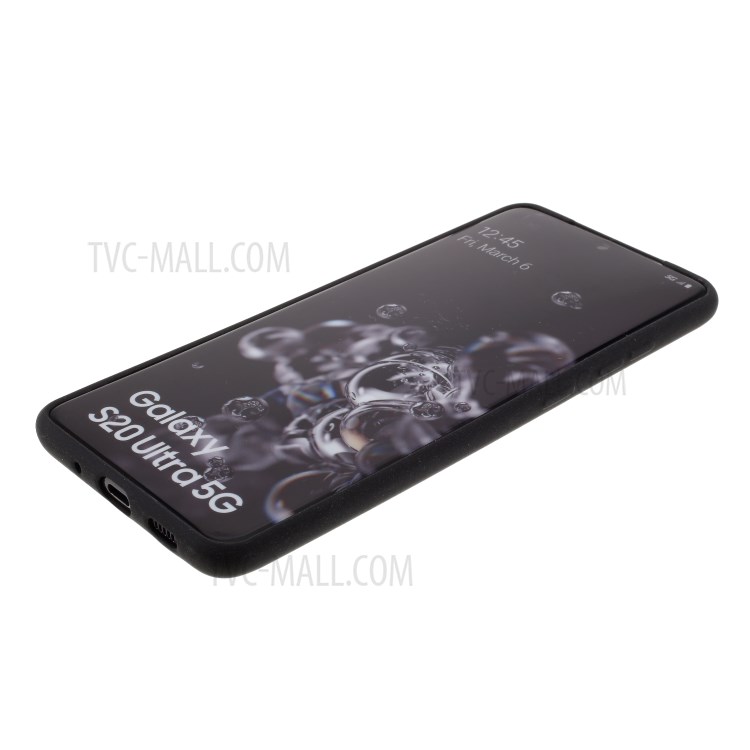 Double-sided Matte TPU Cell Phone Cover for Samsung Galaxy S20 Ultra - Black-6