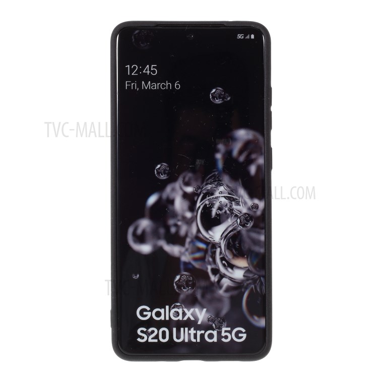 Double-sided Matte TPU Cell Phone Cover for Samsung Galaxy S20 Ultra - Black-7