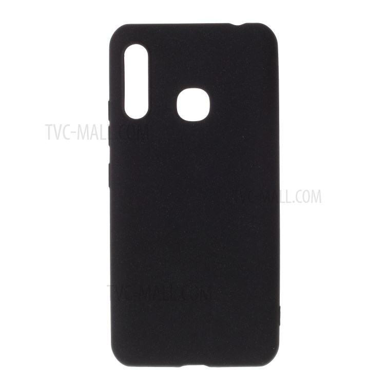 Double-sided Matte TPU Cell Phone Shell for Samsung Galaxy A70e - Black-1