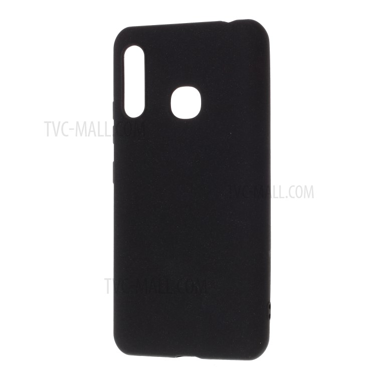 Double-sided Matte TPU Cell Phone Shell for Samsung Galaxy A70e - Black-2