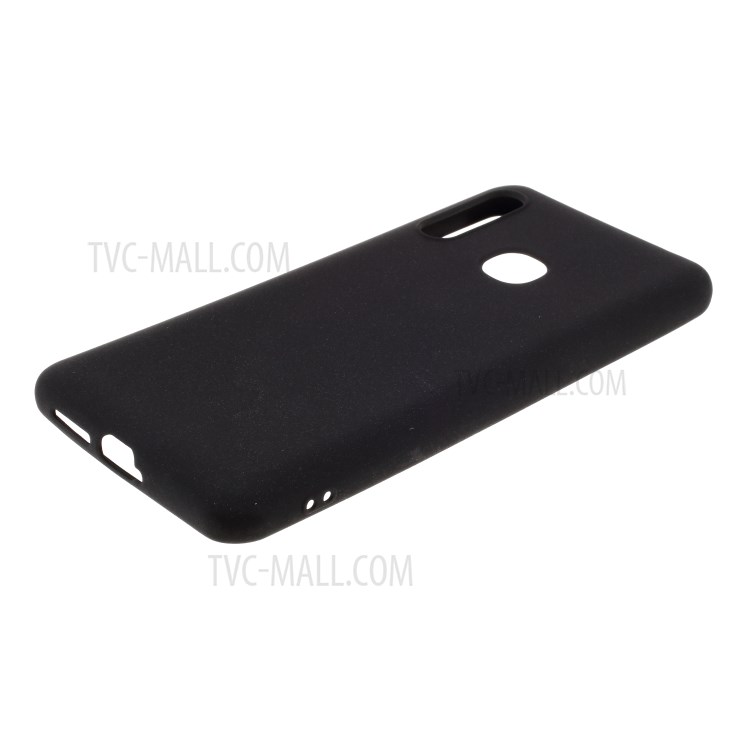 Double-sided Matte TPU Cell Phone Shell for Samsung Galaxy A70e - Black-5