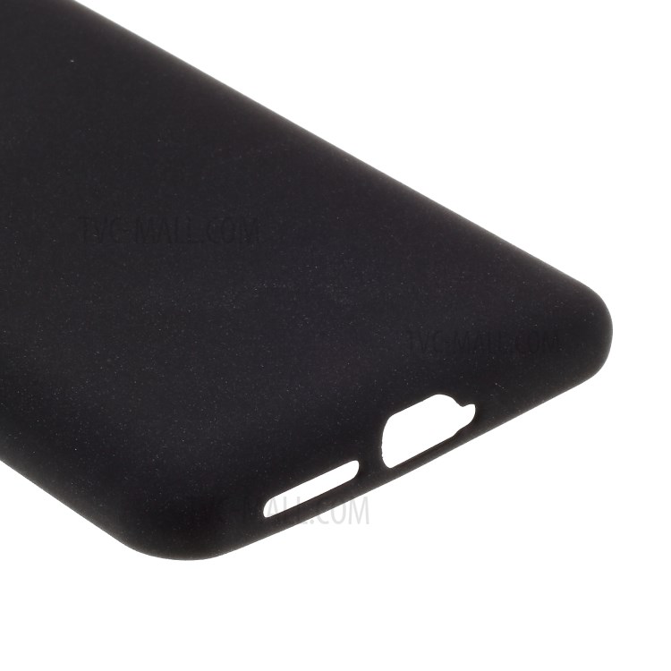 Double-sided Matte TPU Cell Phone Shell for Samsung Galaxy A70e - Black-7