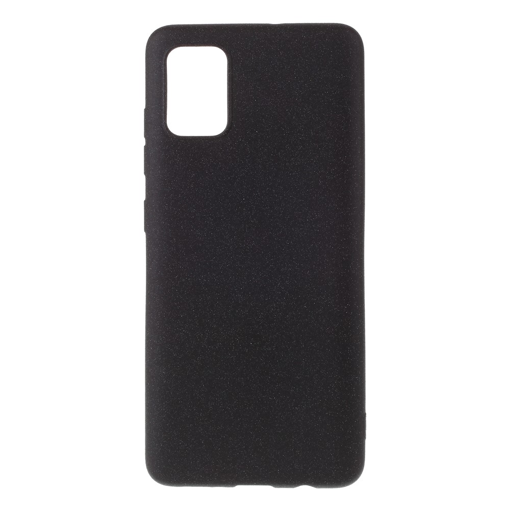 Double-sided Matte TPU Protector Cover for Samsung Galaxy A51 SM-A515/M40S - Black-1