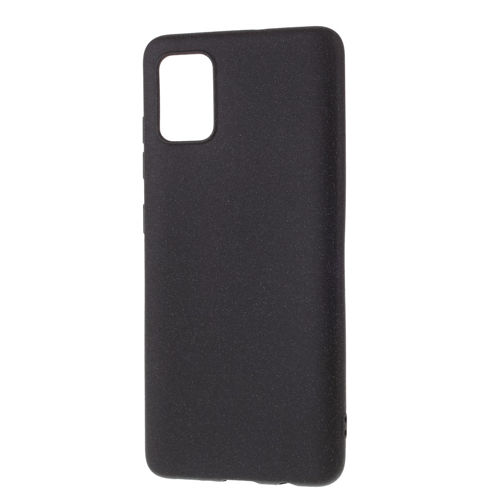 Double-sided Matte TPU Protector Cover for Samsung Galaxy A51 SM-A515/M40S - Black-2