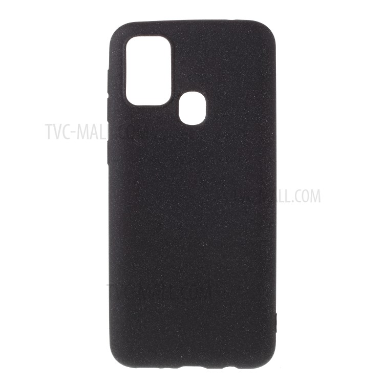 Double-sided Matte TPU Soft Phone Cover for Samsung Galaxy M31 - Black-1