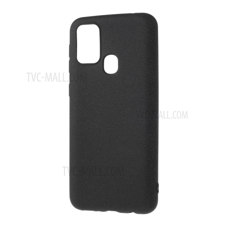 Double-sided Matte TPU Soft Phone Cover for Samsung Galaxy M31 - Black-2