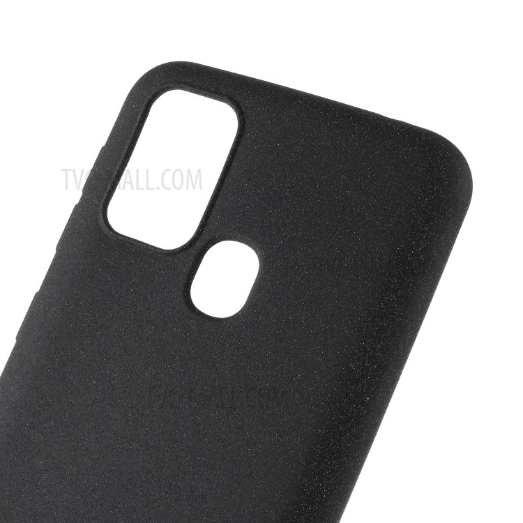 Double-sided Matte TPU Soft Phone Cover for Samsung Galaxy M31 - Black-4