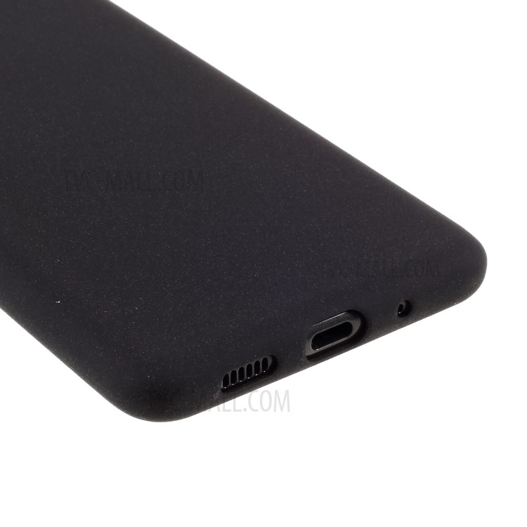 Furry Feel Double-sided Matte TPU Shell for Samsung Galaxy S20 Plus - Black-5