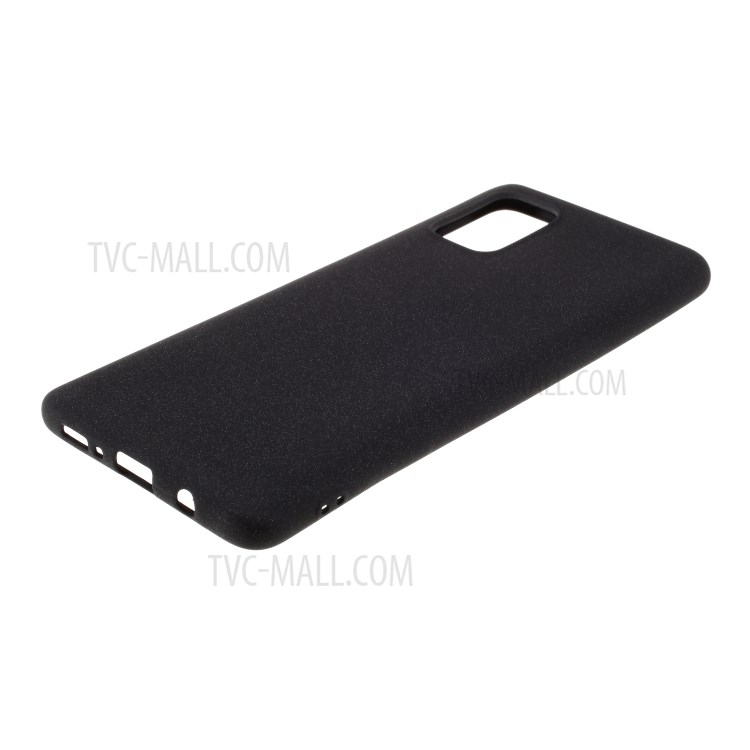 Caso TPU Dupla Face Fosco Superfície Para Samsung Galaxy A71 SM-A715 - Preto-5