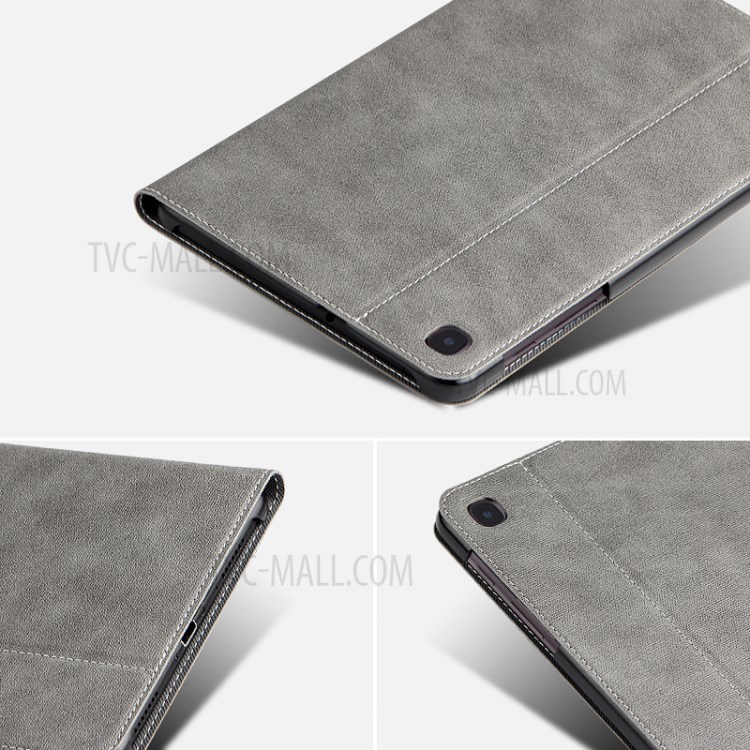 Ultra-thin Deer Pattern PU Leather + PC Tablet Protective Cover for Samsung Galaxy Tab A 8.4 (2020) - Grey-6