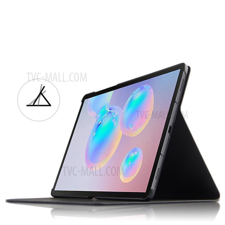 Top Genuine Leather Tablet Cover Case for Samsung Galaxy Tab S6-3