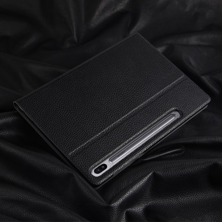 Top Genuine Leather Tablet Cover Case for Samsung Galaxy Tab S6-9