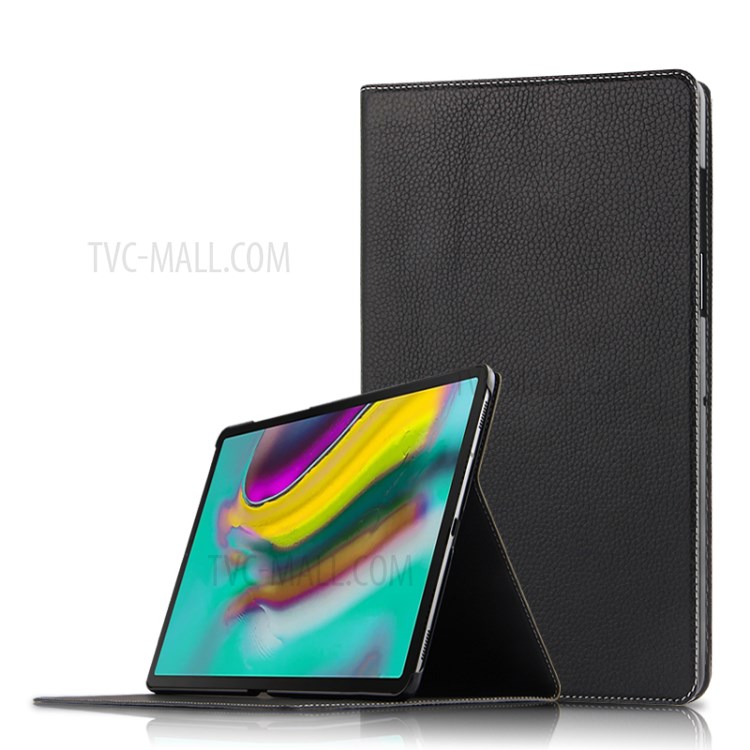 Quality Genuine Leather Tablet Cover Case for Samsung Galaxy Tab S5e SM-T720-5